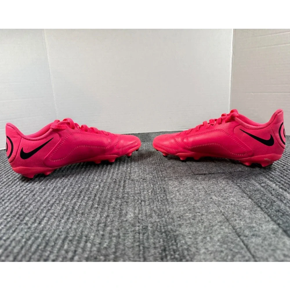 Nike Tiempo Legend 9 Academy MG Pink Black Soccer Cleats DA1331-600 Kids Size 2Y